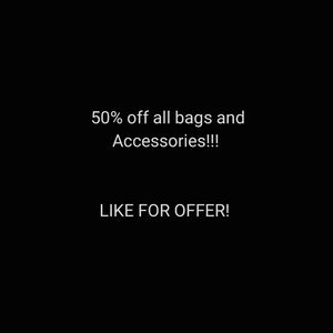 50% Promotional Offer on Bags and Accessories